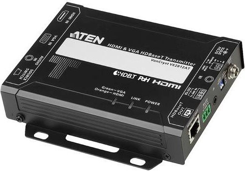 ATEN VanCryst VE2812AT HDMI HDBaseT Extender Sender in Schwarz für Video, Audio, Infrarot und serielle Erweiterung bis zu 150 m - Bild 2