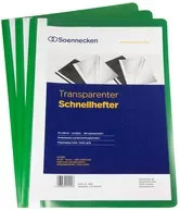 Soennecken Schnellhefter DIN A4 aus Kunststoff, transparent grün, 10er Packung - Bild 1