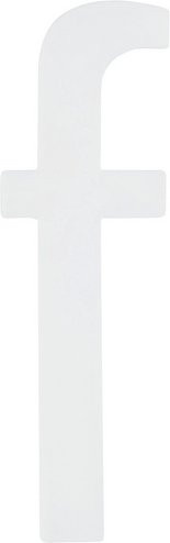 ALPERTEC Hausnummer aus Kunststoff, Weiß, nachtleuchtend, B/T/H: 18,0 x 9,7 x 0,4 cm - Bild 1