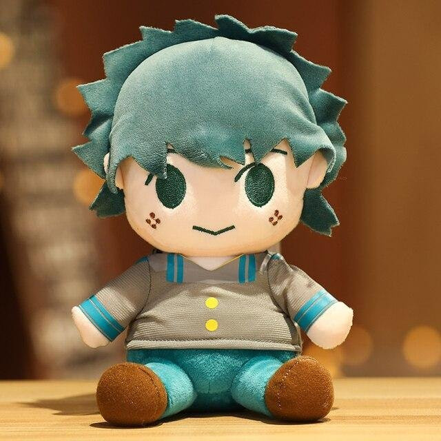 Binchi Keji Travel My Hero Academia Izuku Midoriya Katsuki Bakugou Shouto Todoroki Plüschpuppen, 25 cm, grün, ab 12 Jahre - Bild 1