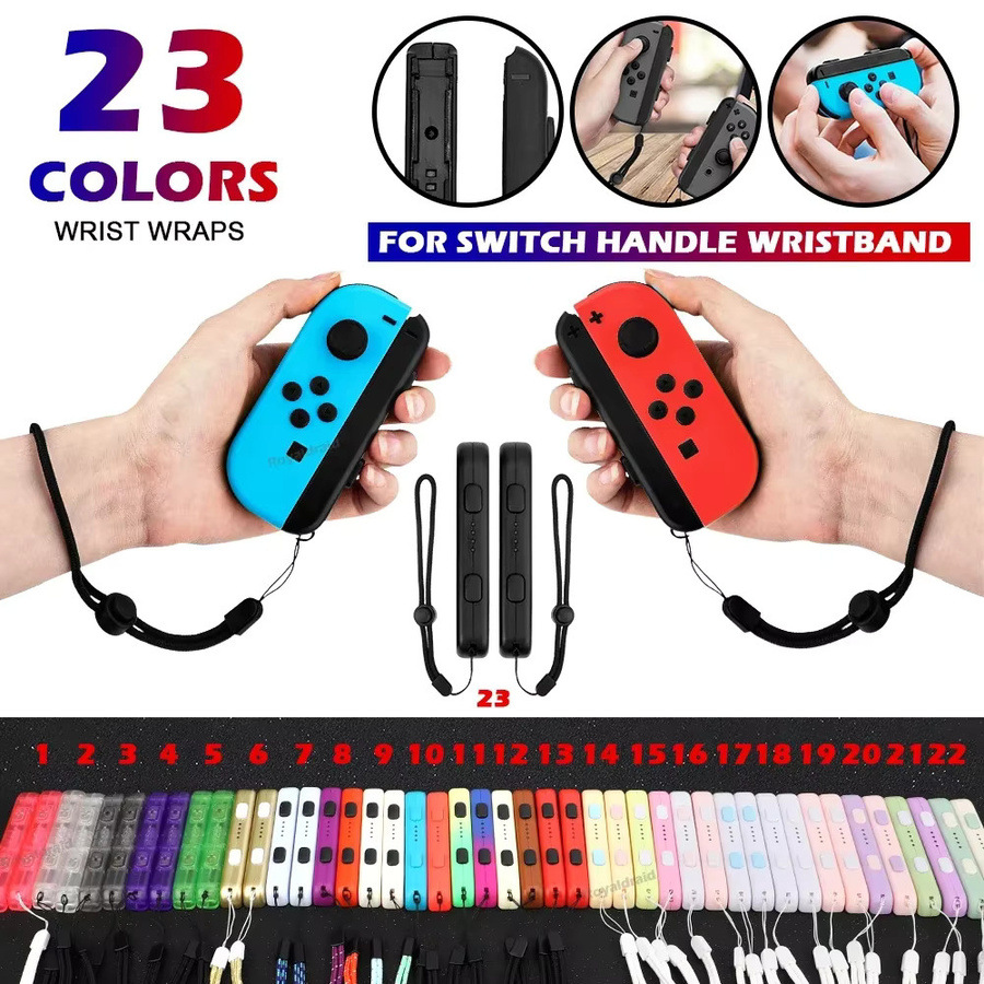 HeroAngel Handgelenkschlaufe für Nintendo Switch Joy-Con Controller in Pink, Weiß oder Multicolour - Bild 4