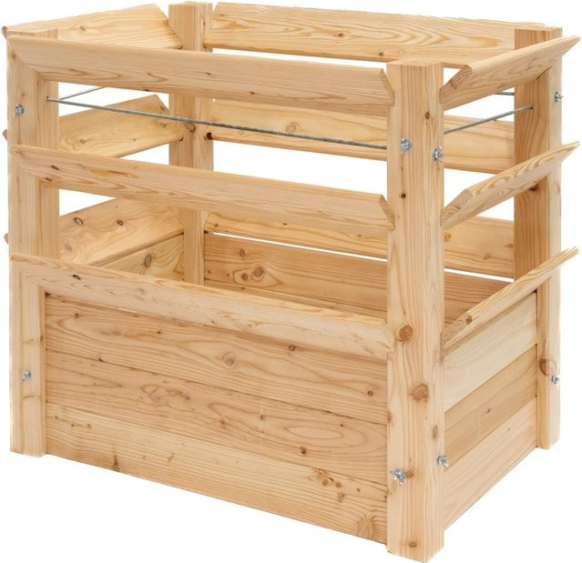 Westmann Premium Hochbeet XL aus Lärchenholz in Natur, B/T/H: 90 x 65 x 73 cm - Bild 1