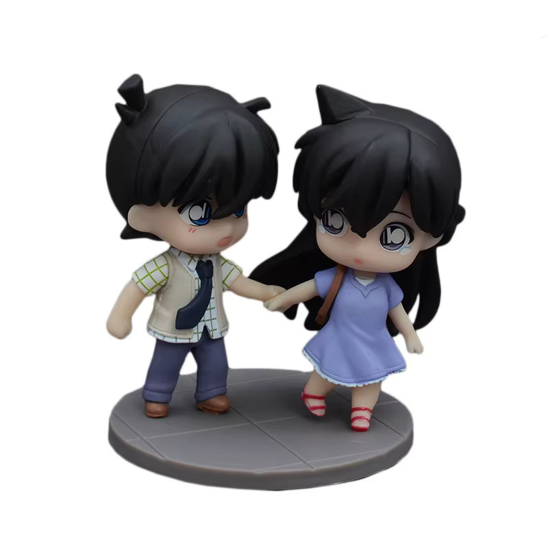 Bandai Detective Conan Chibi-Figuren Shinichi Kudo Ran Mouri, 2-teiliges Set - Bild 2