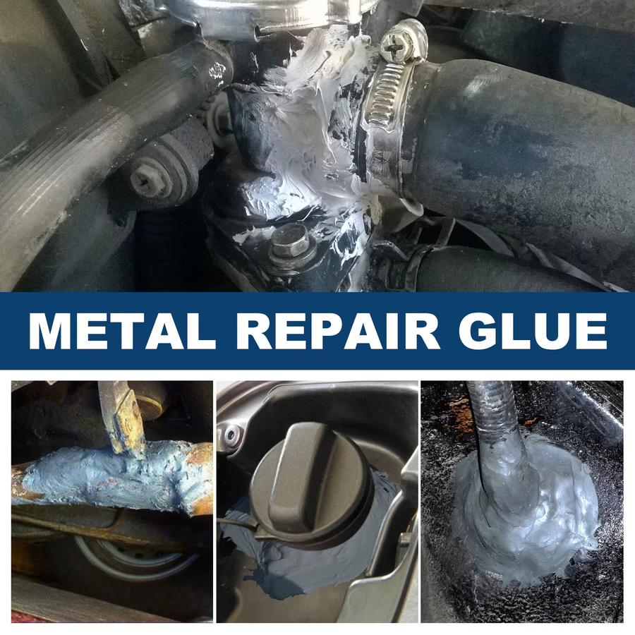 RayHong AB-Gusskleber aus Metall 100 ml Hochfeste Reparatur-Kaltschweiß-Zementfüllpaste für Metall Kunststoff Holz Stein und Gips - Bild 3