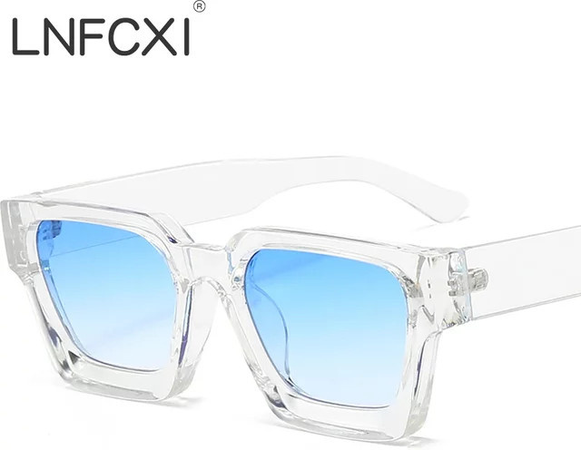 JNPCXI Sonnenbrille Square, Vollrand, Blau, Unisex, Kunststoff - Bild 1