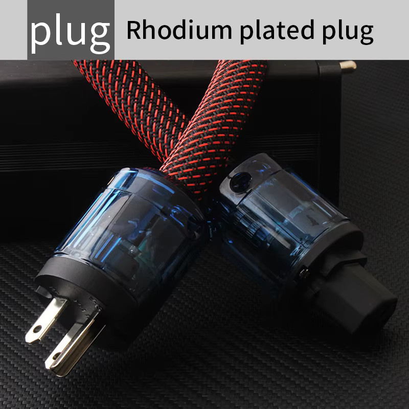 YYAUDIO Hi-Fi-Netzkabel aus sauerstofffreiem Kupfer für Audio-CD-Player, Röhren-Player und Leistungsverstärker - Bild 3