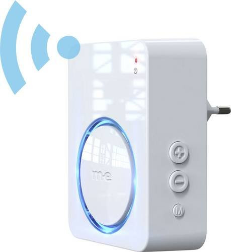 M-e modern-electronics 41486 Funkklingel Empfänger mit Wi-Fi in Weiß - Bild 1