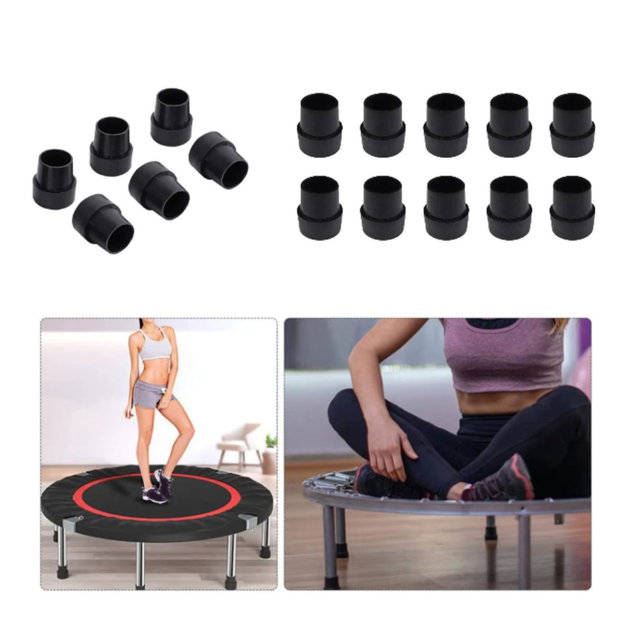 Tooyful Trampolin-Beinpolster in Schwarz, rutschfeste Beinspitzen und Bodenschutz als Ersatz für Rohrabdeckungen und Sprungbett - Bild 3