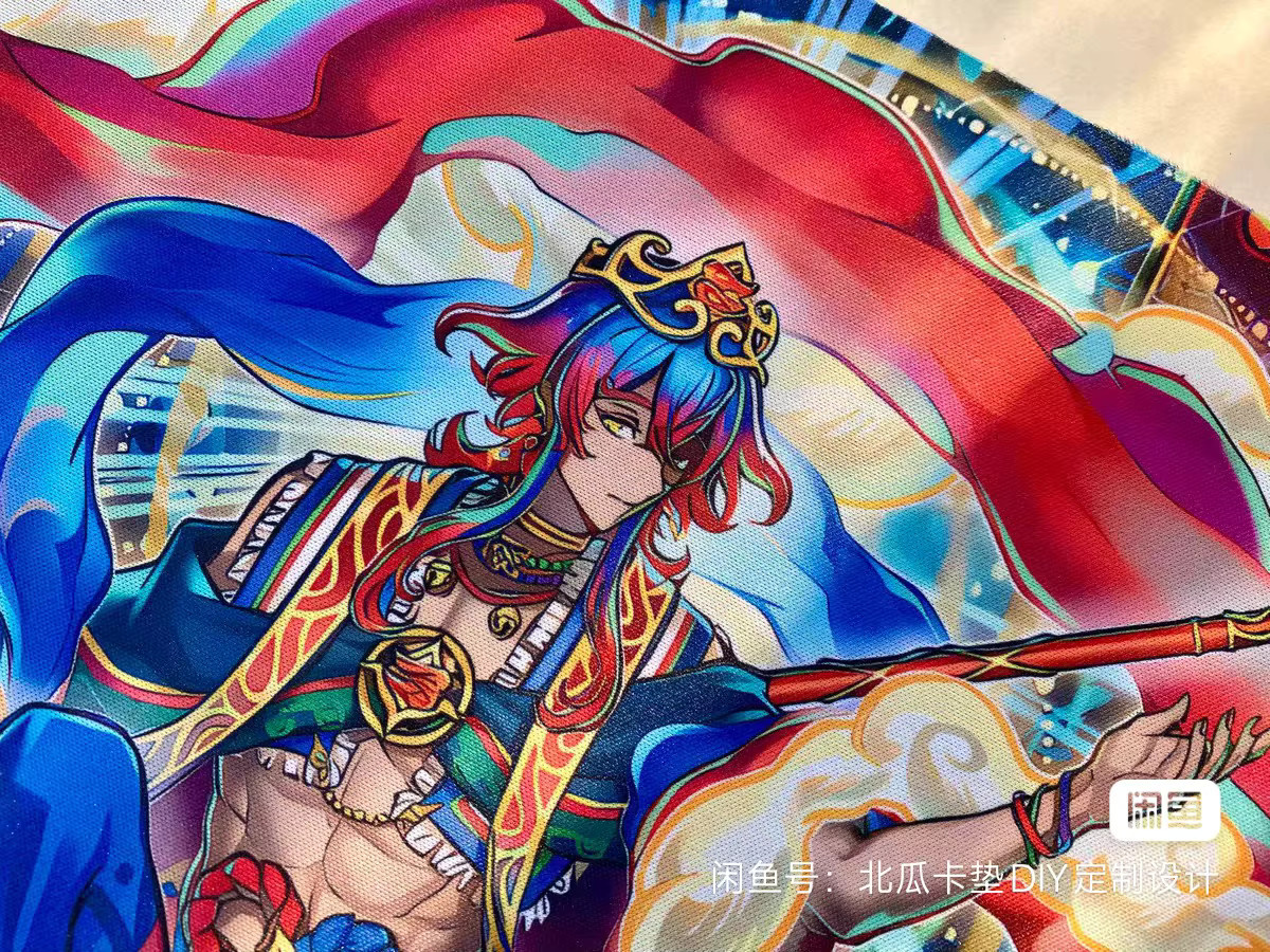 Yu-Gi-Oh! Radiant Typhoon Swen Spielmatte, Gummi, Bunt - Bild 3
