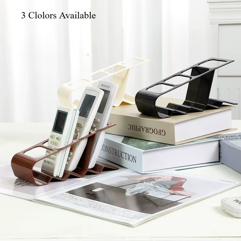 2-teiliges Desktop-Organizer-Regal aus Kunststoff für Fernbedienungen und Haushaltskleinigkeiten - Bild 2