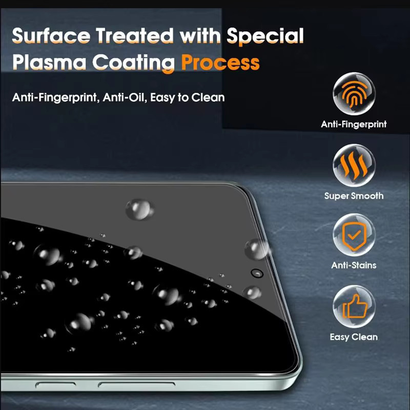 Xiaomi Redmi Note 15 Pro Anti-Spionage Sichtschutzglas aus gehärtetem Glas, transparent - Bild 4