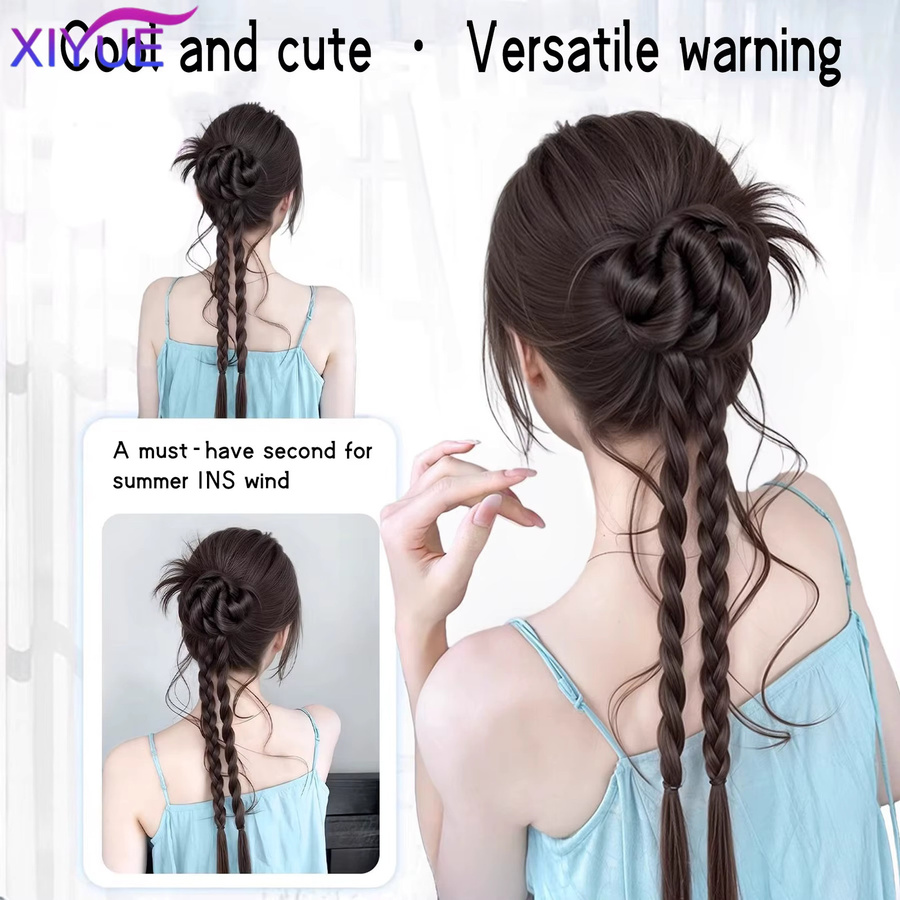 XIYUE Twist Boxing Braid Haarklammer, Synthetische Perücke, Damen - Bild 4