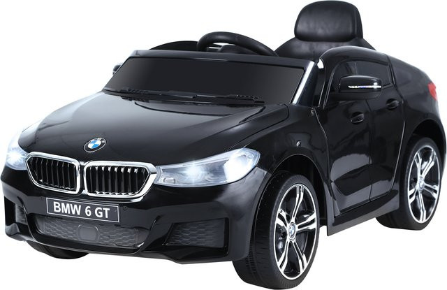 HOMCOM BMW 6 GT Kinder Elektroauto, Schwarz, mit Sound- und Lichteffekten, inklusive Fernbedienung - Bild 1