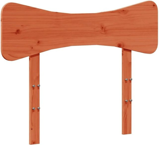 vidaXL Kopfteil aus massivem Kiefernholz in Braun, rustikales Design, Breite: 100 cm - Bild 1