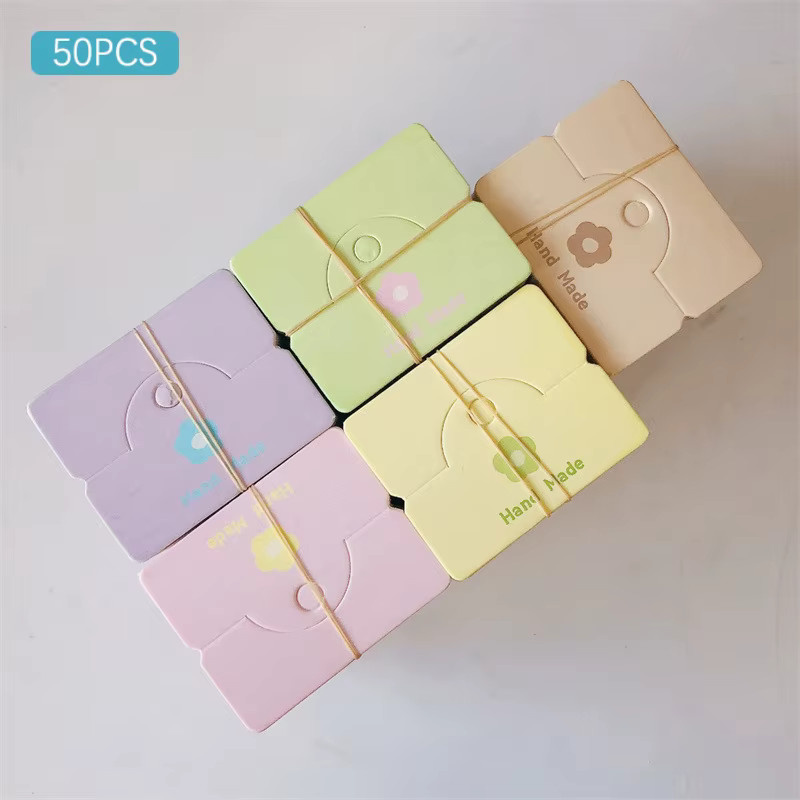 50 Stück Velishy Schmuckverpackung Set mit Kartenpapier für Halsketten, Armbänder und Ohrringe - Bild 2