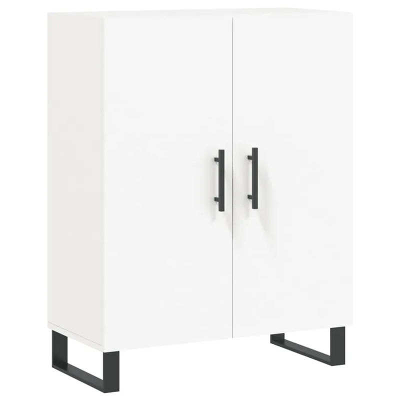 vidaxl Schrank in Weiß mit Scharniertüren, B/T/H: 69,5 x 34 x 90 cm - Bild 2