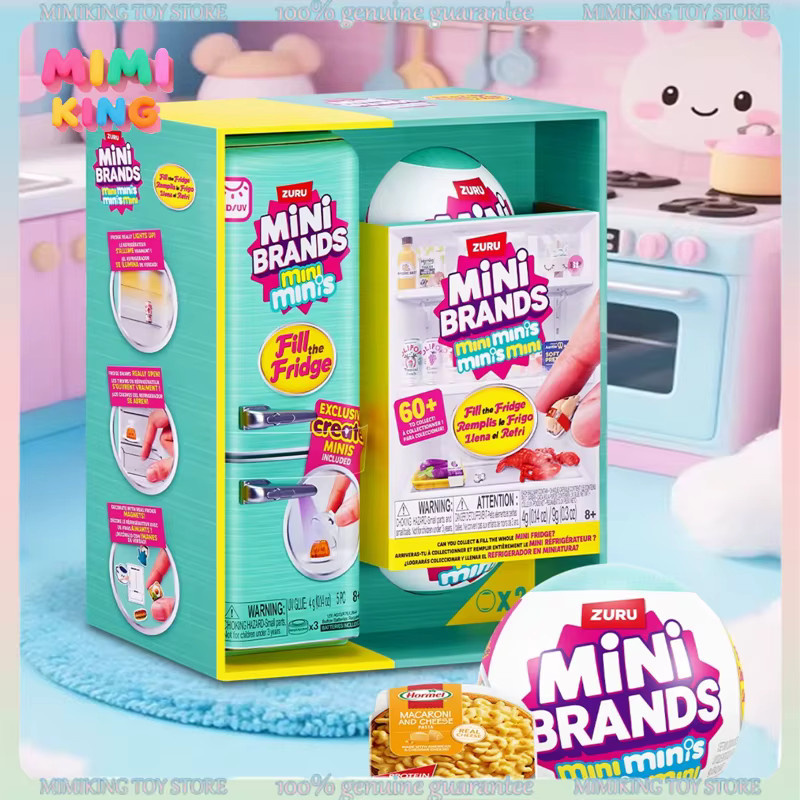 TOPTOY Mini Brands Fill The Fridge Mini-Kühlschrank-Set, Blind Box - Bild 2