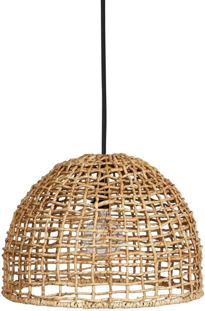 PR Home Cebu Pendelleuchte aus Rattan in Beige, B/T/H: 24 x 37 x 24 cm - Bild 1
