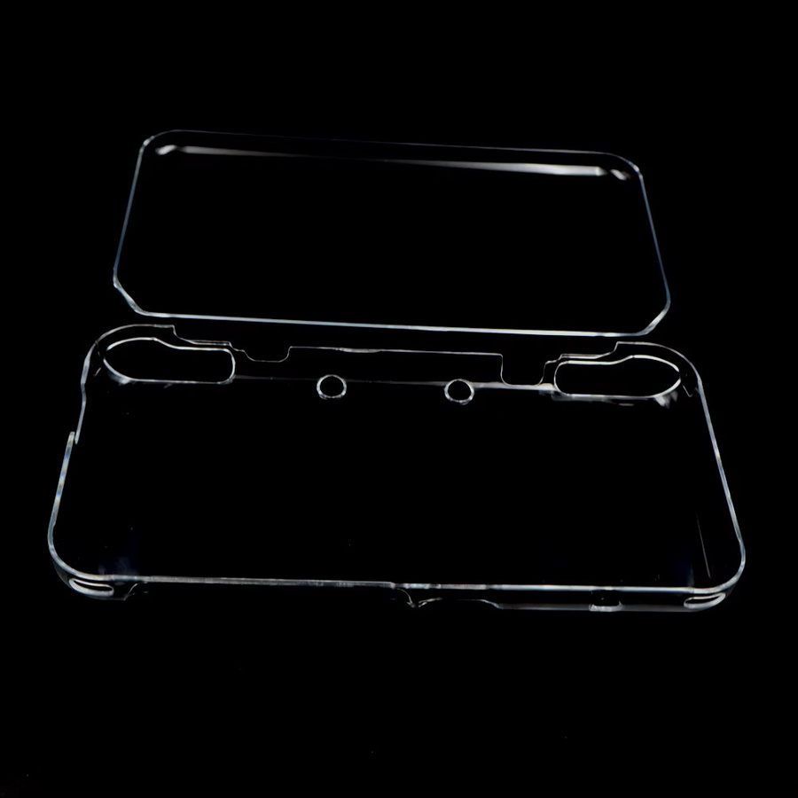 TingDong Schutzhüllen-Set für Nintendo 2DS XL LL in Transparent mit Bildschirmfolien, Stylus-Stift und Handgelenkschlaufe - Bild 2