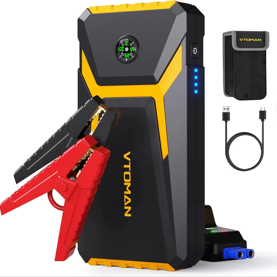 VTOMAN V6 Pro Auto Starthilfe Power Bank mit 2000A in Schwarz - Bild 7