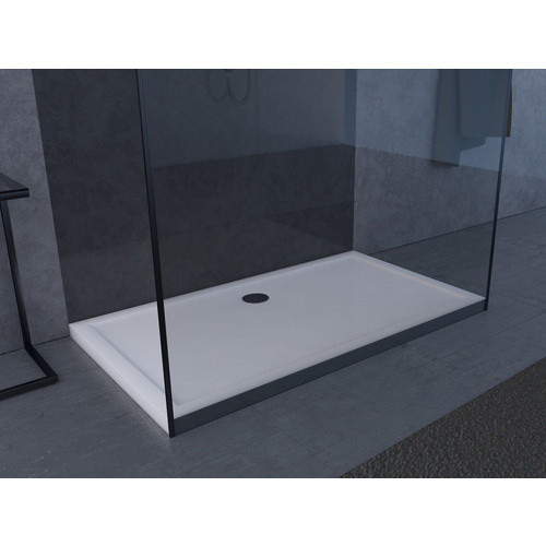 Aurlane Duschwanne Pure Rechteck Weiß B/T: 140 x 80 cm - Bild 4