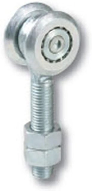 FeNau Laufrolle aus Stahl mit Kugellager, galvanisch verzinkt, Farbe Silber, Modell 339/P - Bild 1