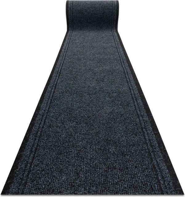 RugsX Läufer Malaga Antirutsch Anthrazit B: 100 cm, L: 460 cm - Bild 1