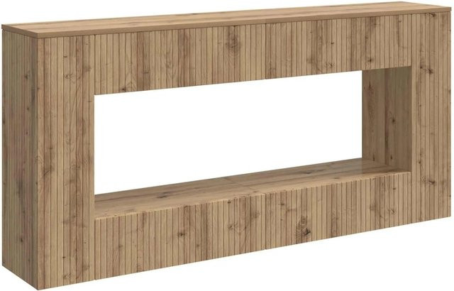 vidaXL Konsolentisch Artisan-Eiche in Braun aus Holzwerkstoff B/T/H: 155 x 29 x 74 cm - Bild 1