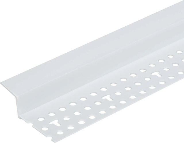 Trimtex Protektor Schattenfugenprofil Weiß mit 12 mm Schattenfuge für Trockenbau, B: 5 cm, L: 305 cm - Bild 1