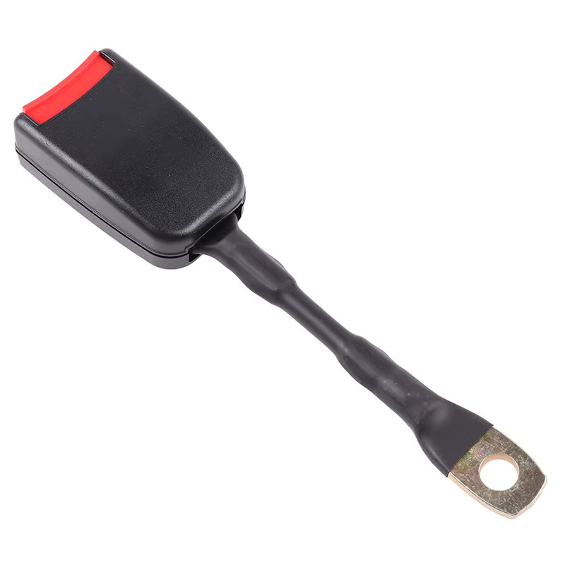 JINHF Sicherheitsgurt Verlängerung Adapter Buchse Stecker für vordere Autosicherheitsgurte, Schwarz, Länge: 20 cm - Bild 2