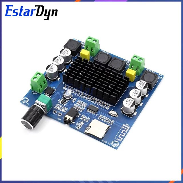 Estardyn XH-A105 Bluetooth 5.0 Verstärkerplatine TDA7498 2x100W Stereo-Audiomodul mit TF-Karte und AUX-Eingang für dein Heimkino-Lautsprechersystem - Bild 1