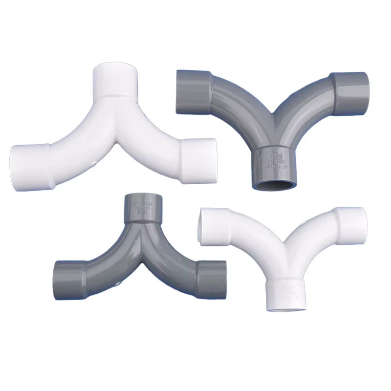 SgooHan PVC-Rohr-Verbindungssatz T-Stück 3-Wege-Splitter in Grau für Gartenbewässerung mit 20 mm, 25 mm oder 32 mm Durchmesser - Bild 2