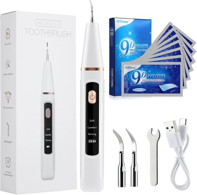 Binchi Health Electronics Zahnreiniger-Set, Weiß, Unisex - Bild 1