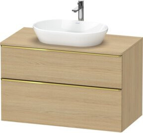 Duravit Waschtischunterschrank D-Neo in Beige, Wandhängend, B/T/H: 100 x 55 x 66,4 cm - Bild 1