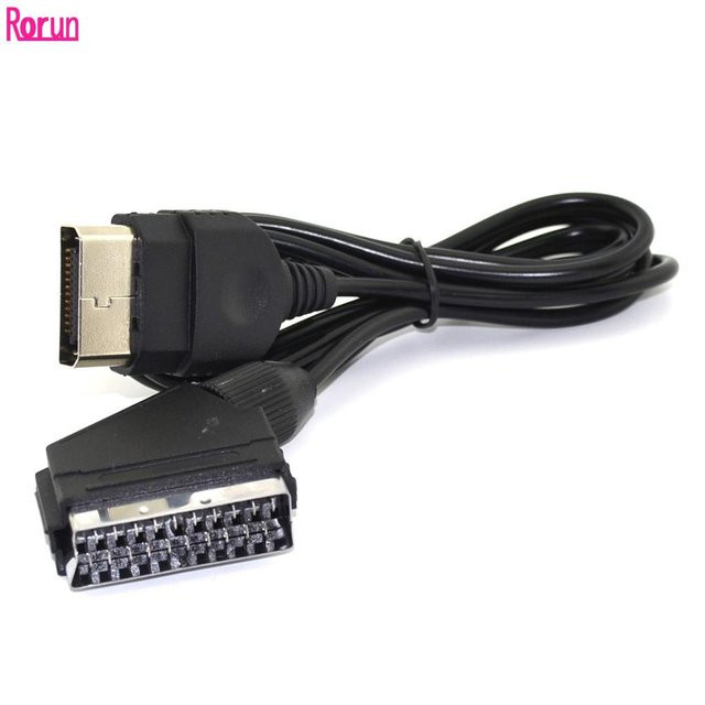 xunbeifang AV-Scart-Kabel für Xbox in Schwarz, Länge: 1,8 m - Bild 1