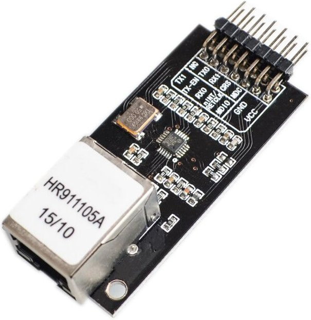 Smart Electronics Lan8720 Ethernet Transceiver Modul mit RMII Interface für Arduino, Schwarz - Bild 1