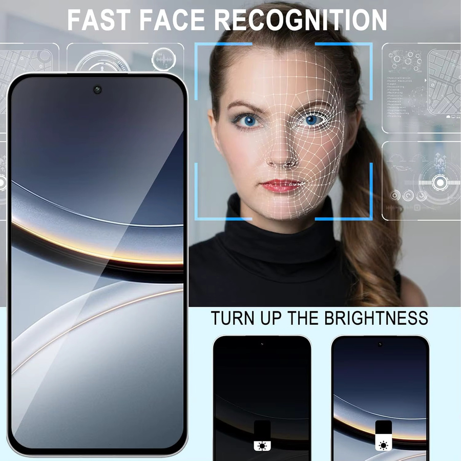 2-in-1 Sichtschutzfolie und Ultra HD Objektivschutzfolie aus gehärtetem Glas für Xiaomi Poco X8 Pro Max F8 F7 Ultra - Bild 6