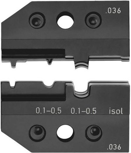 Knipex Crimpeinsatz 97 49 21 in Schwarz für 0,1 bis 0,5 mm² - Bild 1