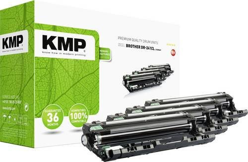 KMP Trommel Set kompatibel mit Brother DR-241CL und DR241CL, Multicolor (Schwarz, Cyan, Magenta, Gelb), 15000 Seiten Kapazität - Bild 1