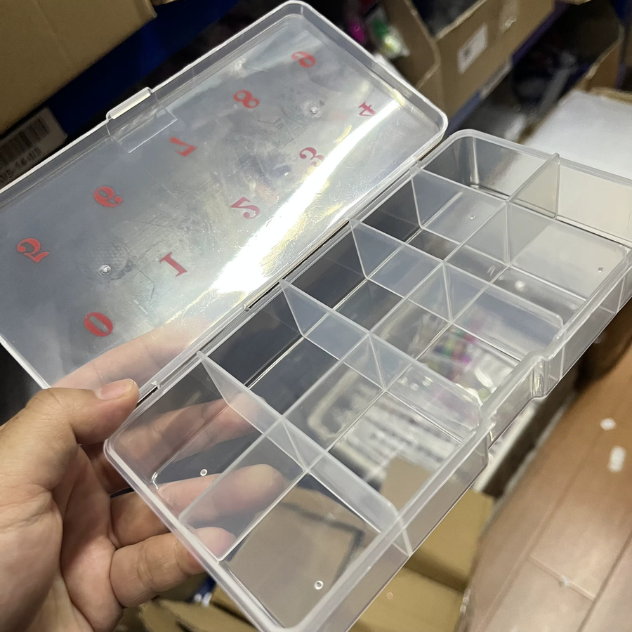 HotPress Nagelzubehör Behälter, transparent, Kunststoff - Bild 3