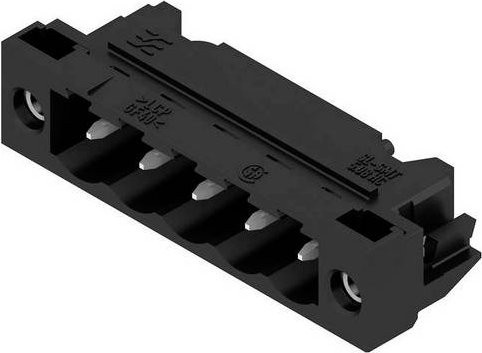 Weidmüller Stiftgehäuse-Platine BL/SL in Schwarz mit 5,08 mm Rastermaß, 350 Stück - Bild 1