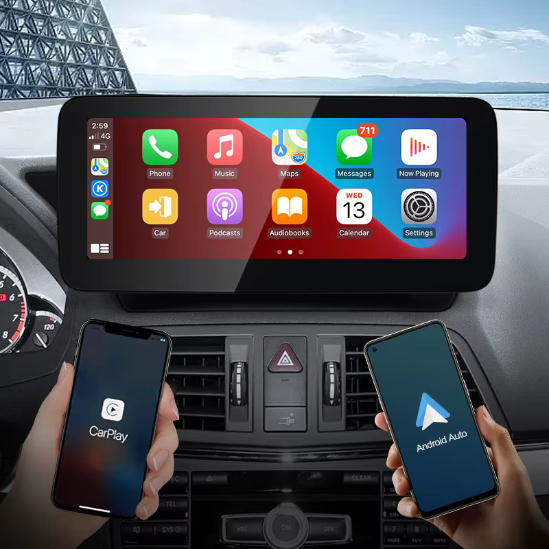 STWEI Auto Multimedia System mit 10,25 Zoll Bildschirm für Mercedes Benz E Klasse A207 W207 S207, kabelloses Android Auto und CarPlay, Schwarz - Bild 3