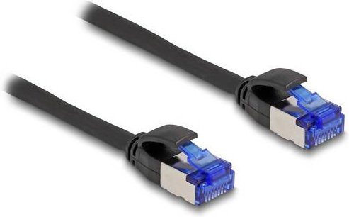 Delock 80229 RJ45 Patchkabel CAT 6a F/UTP Ethernet LAN in Schwarz, Länge: 3,00 m - Bild 1