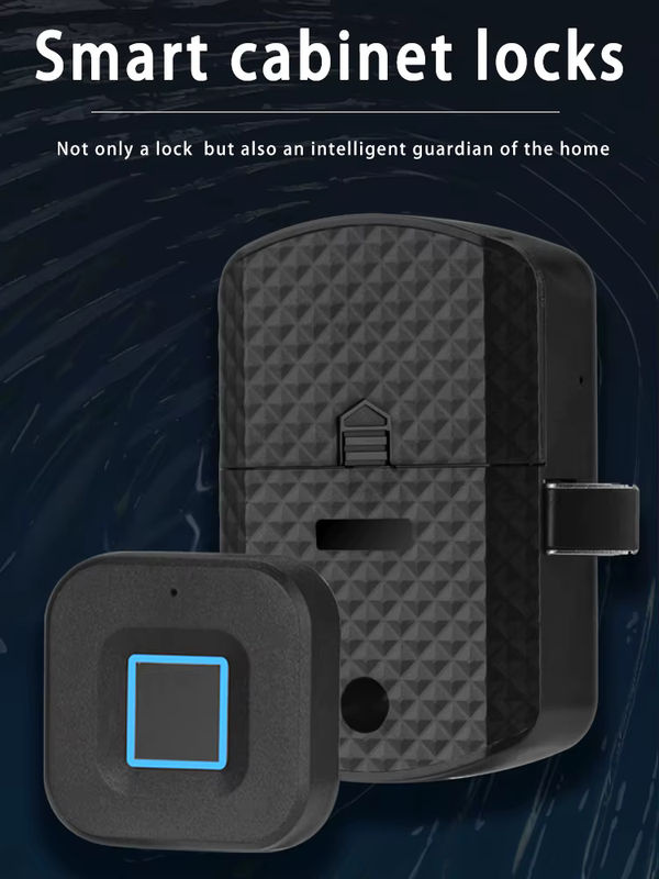 XSDTS Biometrisches Tuya-App-Fingerabdruckschloss in Schwarz für Schränke und Schubladen zur Diebstahlsicherung - Bild 6
