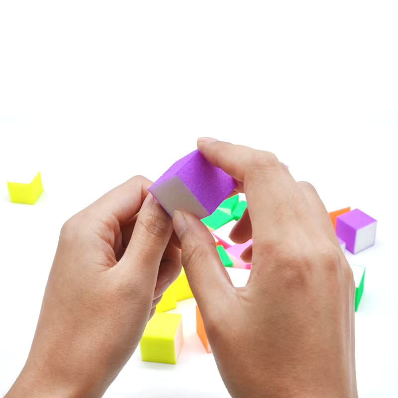 JEARLYU Mini-Nagelfeilen Pufferblock, 100 Stück, Bunt, Unisex - Bild 2