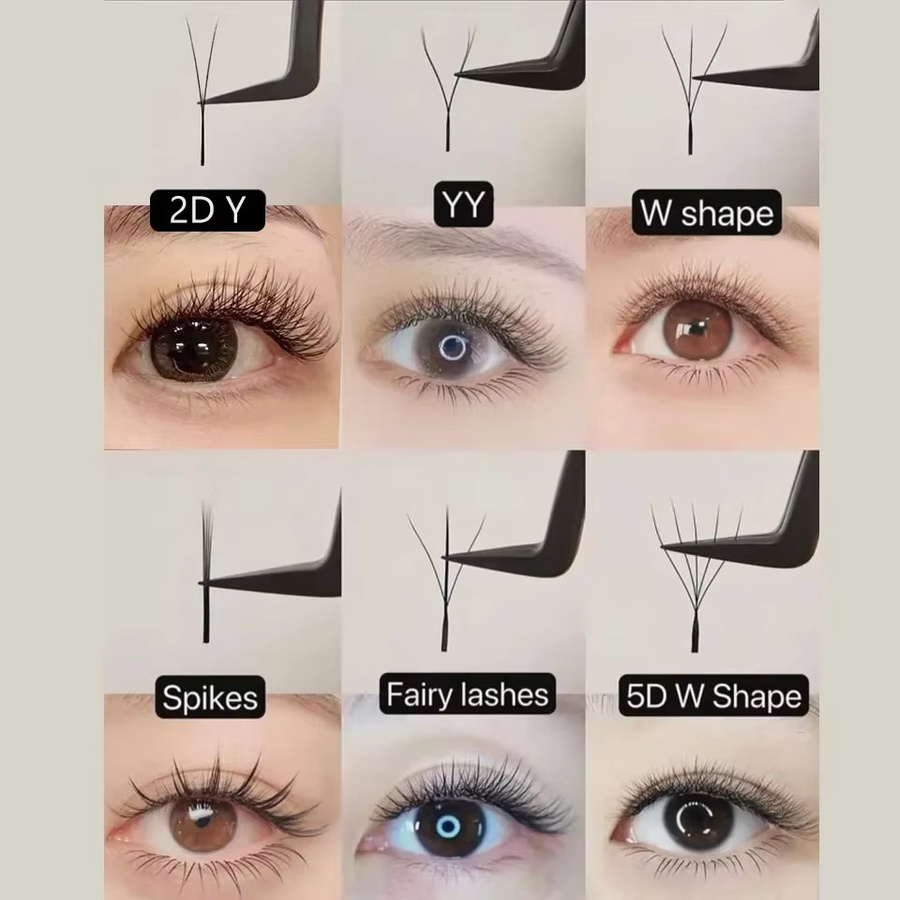 LASHPROFESSOR V-Form Volumen-Fächerwimpern, Natürlich - Bild 4
