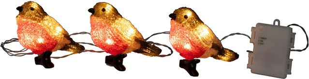 LED-Dekofiguren Vogelzwitschern von viva domo in Mehrfarbig für den Frühling - Bild 1