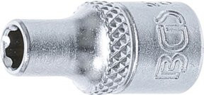 BGS Super Lock Steckschlüssel-Einsatz mit 1/4 Zoll Innenvierkant Antrieb und 4,5 mm Schlüsselweite in Silber - Bild 1