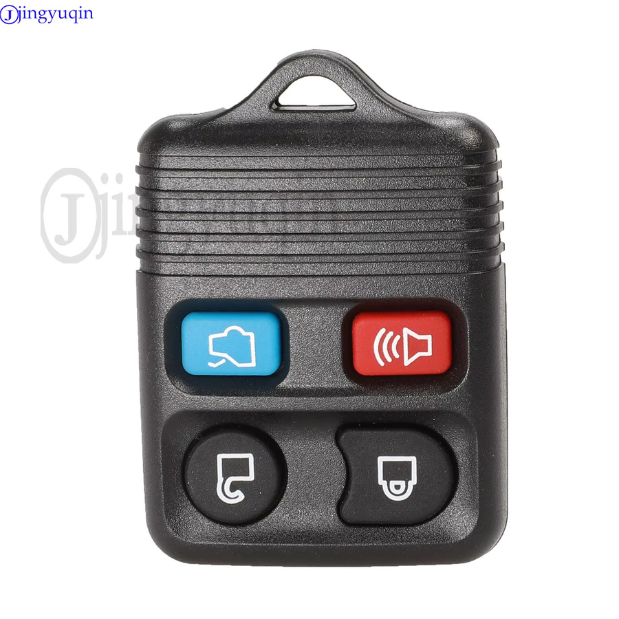 Jingyuqin Ersatzfernbedienung für Ford Edge Escape Explorer Windstar und Mazda Lincoln, 315/433MHz, 2/3/4 Tasten, Schwarz - Bild 2