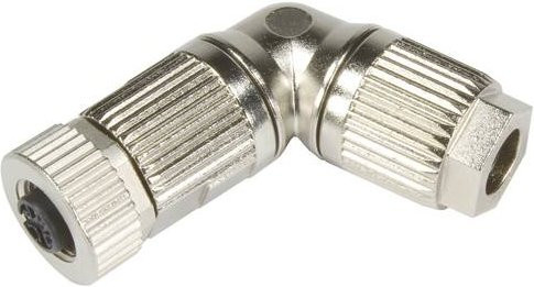 HARTING Kabelsteckverbinder 21038224505, 4-polig, Silber, Kunststoff - Bild 1